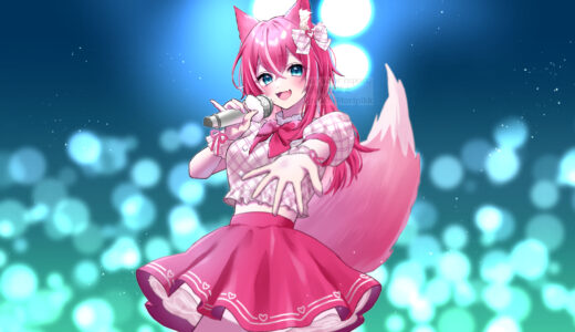 Vtuberキャラクターイラスト